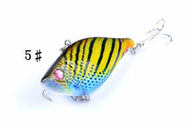 Load image into Gallery viewer, 6Pcs/Lot 7cm/12.5g 3D VIB Fishing Baits Lure Crankbait