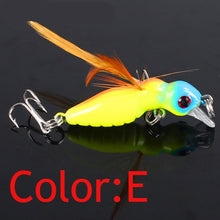 Load image into Gallery viewer, 8pc Set Small Bee/ Insect Fishing Lures
