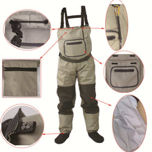 Load image into Gallery viewer, Fly Fishing Waders Stocking Foot, Waterproof and Breathable