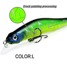 Load image into Gallery viewer, A+ fishing lures, assorted colors, minnow crank  80mm 8.5g,magnet system.