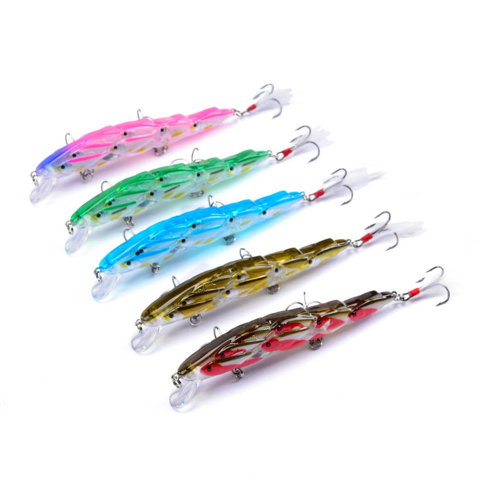 fish on 8 lures 8 Tiny Shoaling Fish In One Hard Lure! – The Fishing Nook