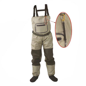 Fly Fishing Waders Stocking Foot, Waterproof and Breathable