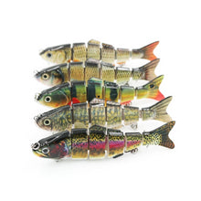 Load image into Gallery viewer, Lifelike 6-segment Artificial Fishing Lure
