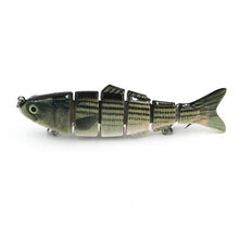 Load image into Gallery viewer, Lifelike 6-segment Artificial Fishing Lure