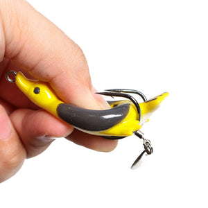 1PC Sinking Soft Duck Fishing Lure, Artificial Bait 11.7g 65mm That Wobbles.