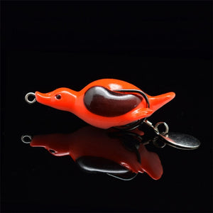1PC Sinking Soft Duck Fishing Lure, Artificial Bait 11.7g 65mm That Wobbles.