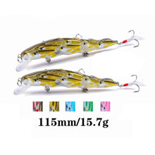 Load image into Gallery viewer, 8 Tiny Shoaling Fish In One Hard Lure!
