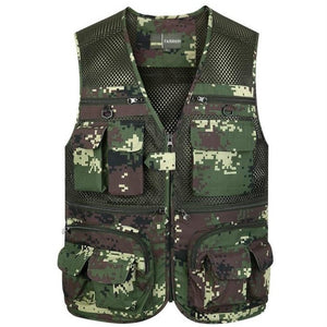 Multi-pockets Fishing Vest. Breathable And Quick Dry Mesh