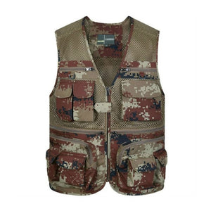 Multi-pockets Fishing Vest. Breathable And Quick Dry Mesh