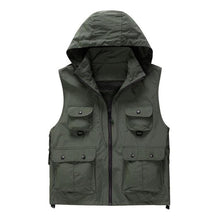 Load image into Gallery viewer, Fast Drying, Hooded and Sleeveless Fishing Vest