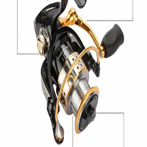 Spinning Fishing Reels With Deep and Shallow Spool 2000 Series 5.2:1 9BB Drag Power 6kg