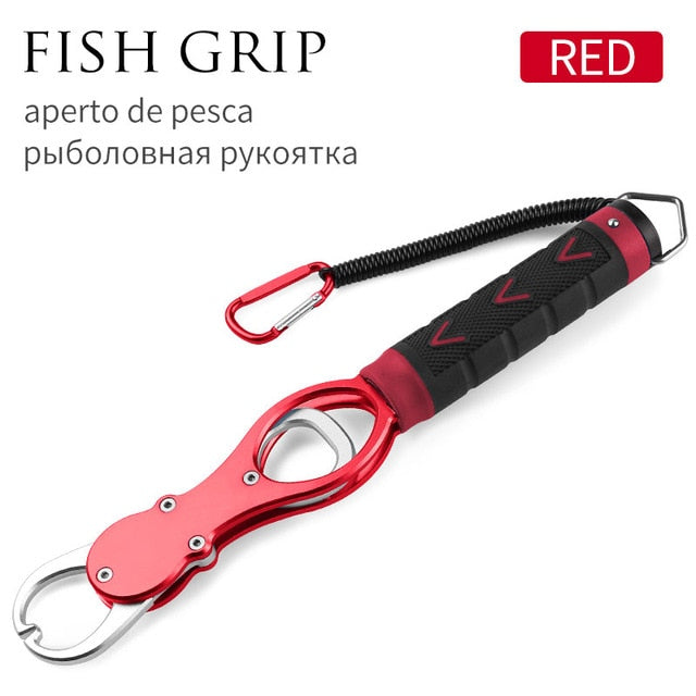 Aluminum Alloy Fishing Grip Pliers. Stainless Steel Fish Gripper, Hook –  The Fishing Nook