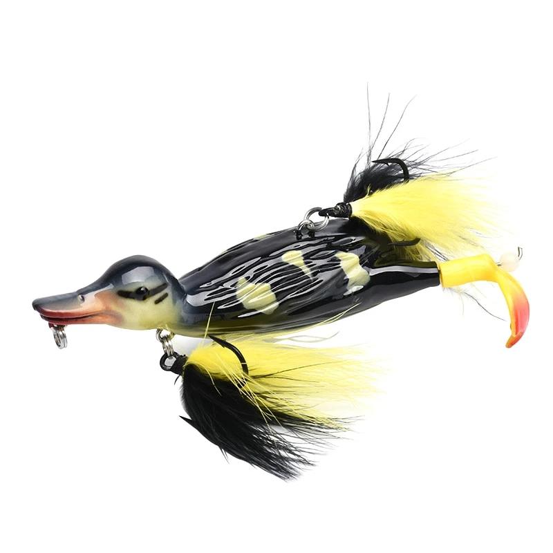 duck lure fishing 3D Duckling Topwater Fishing Lure. Floating, Plopping And Splashing, – The Fishing Nook