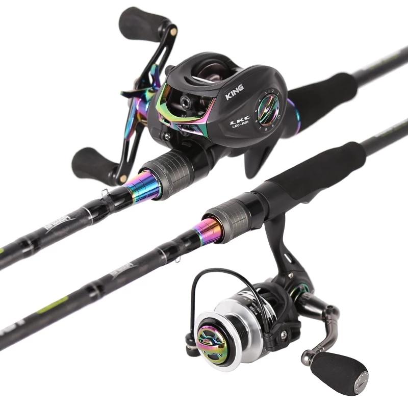 best rod and reel combo for steelhead spinning Kingdom KING II Spinning Combo Rod Reel Set 2 pc top section and 2 pc – The Fishing Nook