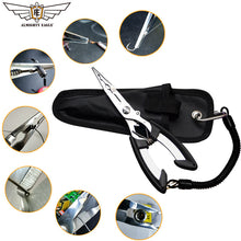 Load image into Gallery viewer, ALMIGHTY EAGLE Fishing Pliers. Fish Line Cutter, Scissors, Mini fish hook remover.