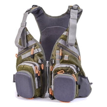 Load image into Gallery viewer, Fly Fishing Vest For Breathable Comfort With Adjustable Straps And Multiple Pockets