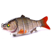 Load image into Gallery viewer, 12cm 31g  6 Segments Multi Jointed Natural Lifelike Swim bait
