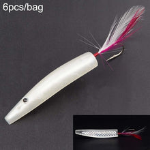 Load image into Gallery viewer, 6pcs hard plastic fishing lures 45 mm or 60mm