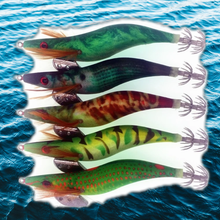 Load image into Gallery viewer, 10Pcs Silicone Shrimp Fishing Lures Luminous Shrimp Squid Jig 10cm 11g